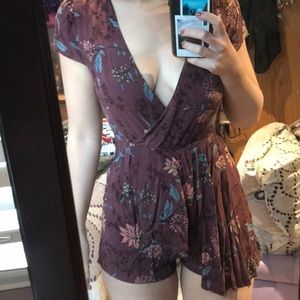 Printed romper